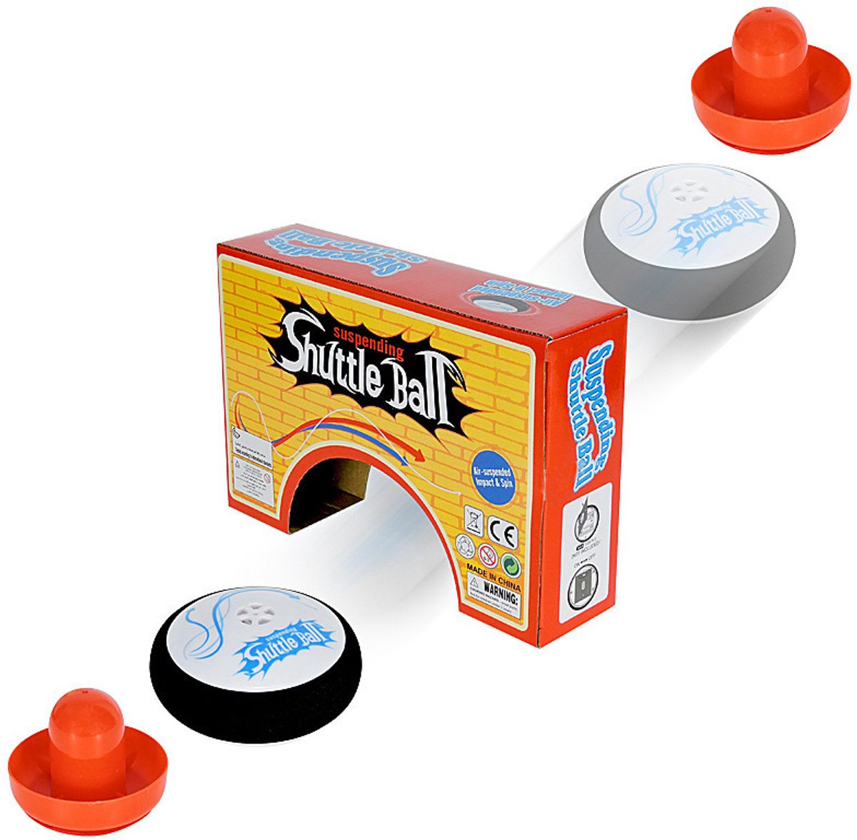 Jeu électrique de hockey et badminton sur coussin d'air pour enfants, jeu interactif parent-enfant, idéal pour le sport et les loisirs en intérieur comme en extérieur.