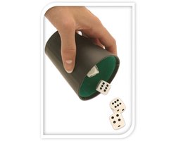 Dobbelstenen spel met beker, dobbelstenen en scoreblok - Familiespellen - Yahtzee/Dobbelen - Dobbelspel