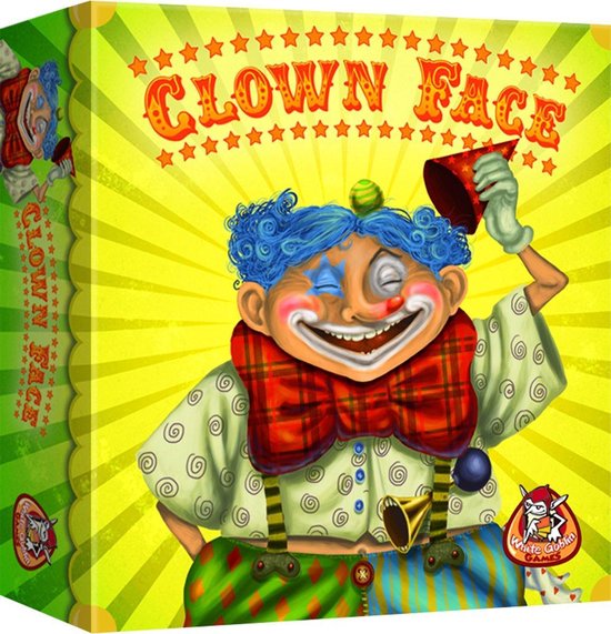 White Goblin Games Clown Face - Snel en leuk kaartspel
