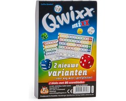 White Goblin Games - Qwixx Mixx - Uitbreiding - 2 tot 5 spelers - Strategisch spel - Extra scoreblokken met nieuwe uitdagingen - Gezelschapsspel