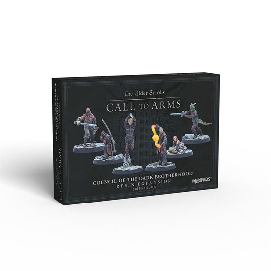 The Elder Scrolls: Call To Arms - Council of the Dark Brotherhood - Miniature Game - Ongeschilderd
