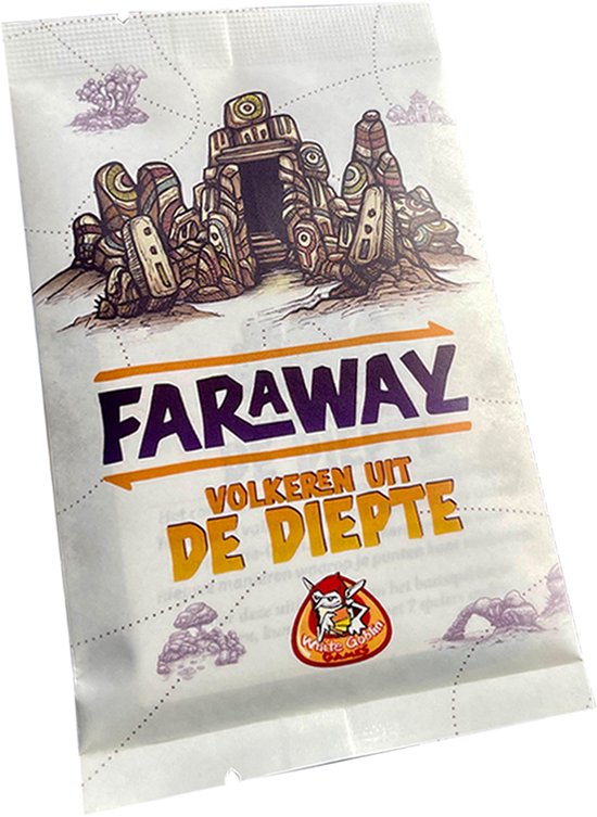 White Goblin Games - Faraway: Volkeren uit de diepte - Kaartspel - 2 tot 7 spelers - Uitbreiding van Faraway - nieuwe manieren om punten te verdienen - jaar