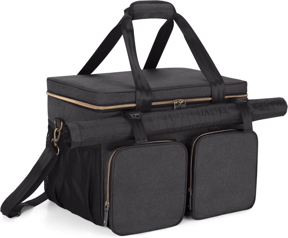 Grande Capacité avec Poignée et Bandoulière — SnelShoppen - Convient pour Catan, Wingspan et Plus - - Pocket Board Game Storage Bag pour Jeux de Société