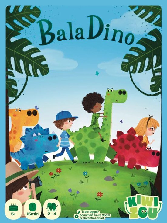BALADINO - Geronimo games - Kiwizou - Kinder bordspel - jaar oud - van 2 tot 4 spelers