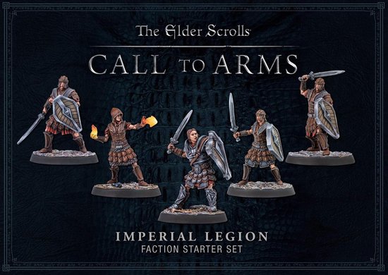 The Elder Scrolls: Call To Arms - Imperial Legion Hard Starter set - Miniature Game - Ongeschilderd