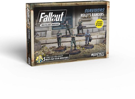 Fallout: Wasteland Warfare - Survivors: Reilly's Rangers - Uitbreiding - Modiphius Entertainment - Ongeschilderd