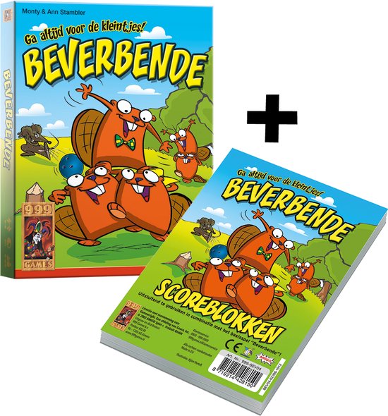 999 Games - Beverbende Kaartspel Met Extra Scoreblokken - Tactisch Geheugenspel - Kaartspel - Familiespel - Gezelschapsspel - Educatief spel - jaar - Klein cadeautje