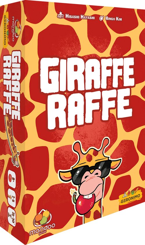 GIRAFFE RAFFE - GERONIMO GAMES - VAN 1 TOT 5 SPELERS - JAAR OUD