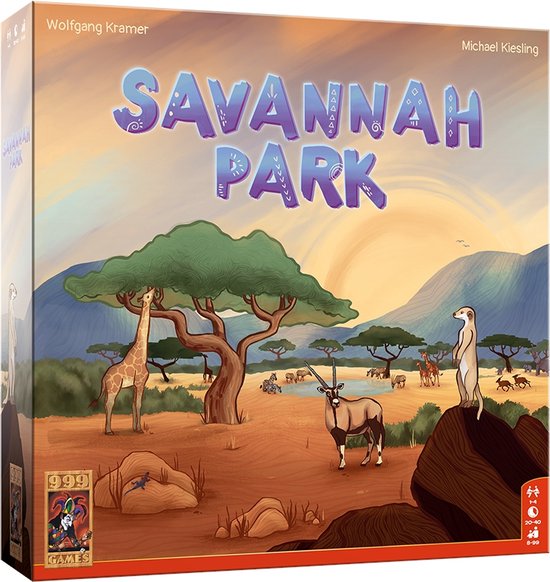 999 Games - Savannah Park - Jeu de société - Contient aussi une variante solo