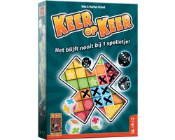 999 Games - Keer op Keer - Dobbelspel - Hét dobbelspel voor het hele gezin - Gezelschapsspel - Familiespel - Educatief spel - Klein cadeautje