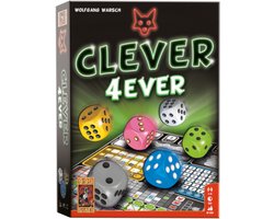 999 Games - Clever 4Ever - Dobbelspel - De vierde editie in de Clever-serie - Nieuwe categorieën en bonusacties - Gezelschapsspel - Familiespel - Strategiespel - Klein cadeautje