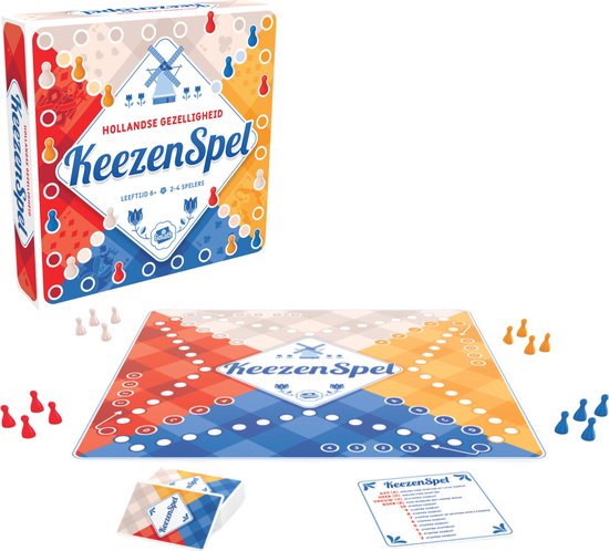 Goliath Keezenspel - Bordspel - Keezen - 2 tot 4 spelers - Hollandse Gezelligheid