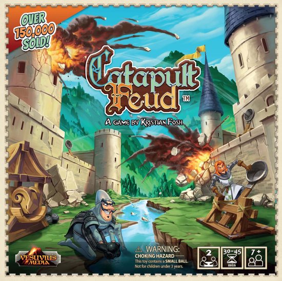 Catapult Feud - Engelstalig Bordspel - Strategisch Behendigheidsspel Spelers