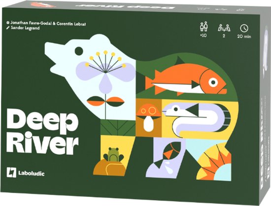DEEP RIVER - Geronimo Games - Laboludic - Bordspel - jaar oud - 2 spelers
