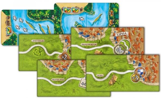 Carcassonne Mini Uitbreiding - De Markten van Leipzig
