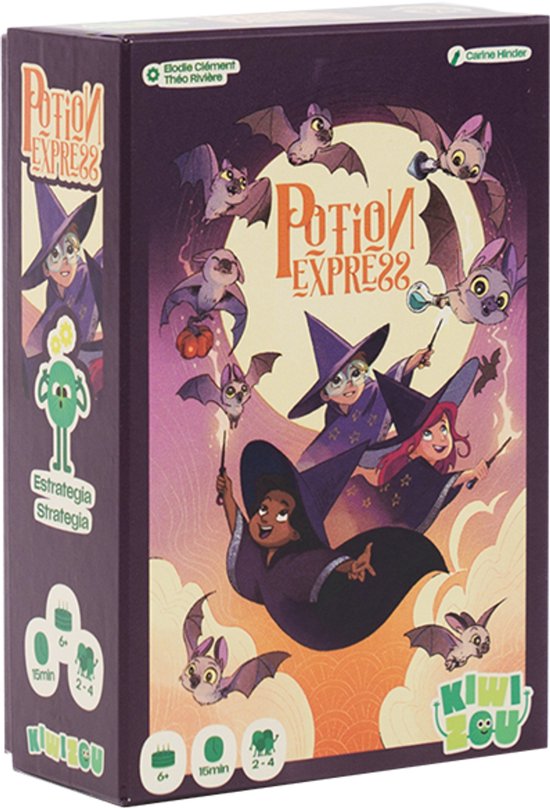 Potion Express - KIWIZOU - GERONIMO GAMES - KINDER SPEL - JAAR - VAN 2 TOT 4 SPELERS