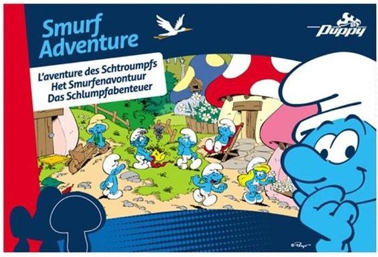 Het Smurfenavontuur - bordspel - De smurfen