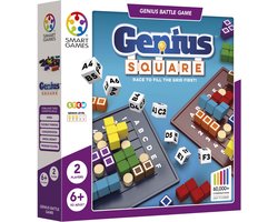 SmartGames Genius Square - Snel & Strategisch Denkspel - Meer dan 62.000 Puzzelcombinaties - Solospel & 2 Spelers - Vanaf 6 Jaar