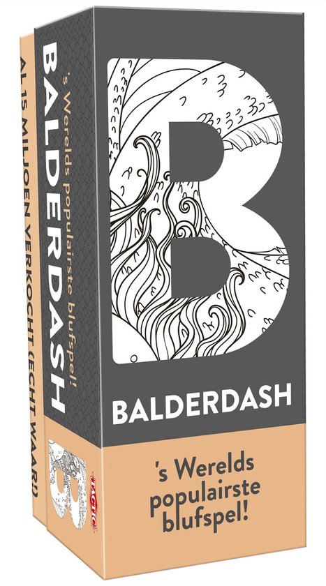 Tactic Balderdash - Partyspel - Het Originele Woordenblufspel - Verzin Geloofwaardige Betekenissen - Hilarisch Bluffen en Stemmen - 1000 Onbekende Belgische Woorden - 3 tot 8 Spelers - Jaar