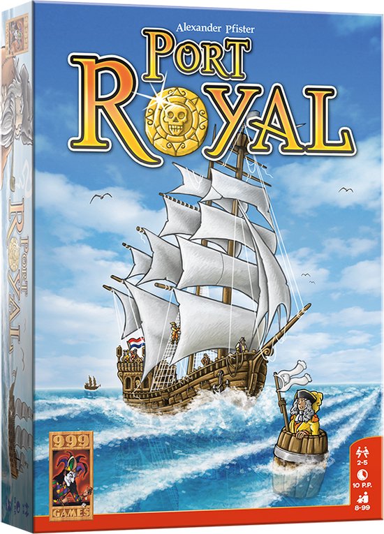 999 Games - Port Royal - Jeu de cartes - Rapide & stimulant - Jeu de société - Jeu d'action - Petit cadeau