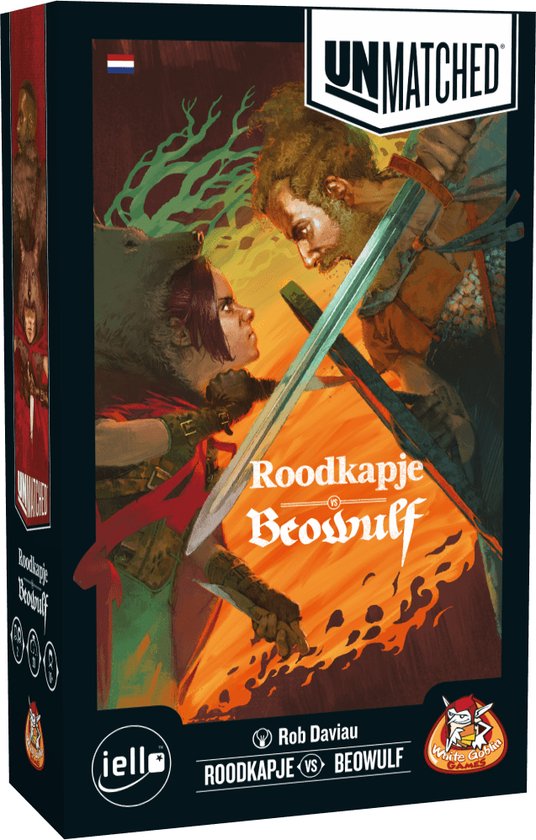 White Goblin Games - Unmatched: Roodkapje vs Beowulf - expertspel - 2 spelers - 20 minuten - jaar - Met de helden: Roodkapje en Beowulf