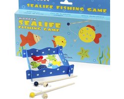 Houten Visspel voor Kinderen - Simply for Kids - Visjes Vangen - Magnetisch Hengelspel