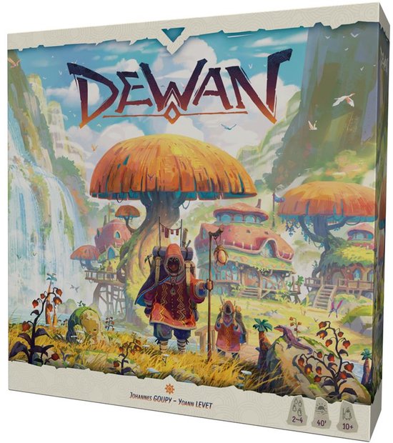Asmodee strategisch bordspel Dewan -4 spelers 10 jaar+.