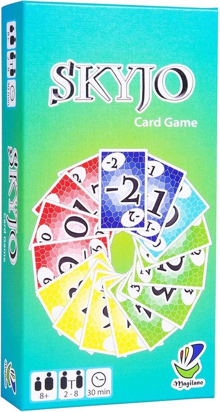 Magilano - SKYJO Jeu de cartes - Jeu de société - 2-8 joueurs - dès 8 ans - Magilano