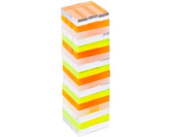 Sunnylife - Travel Lucite Games Jenga - Acrylaat Kunststof - Multicolor