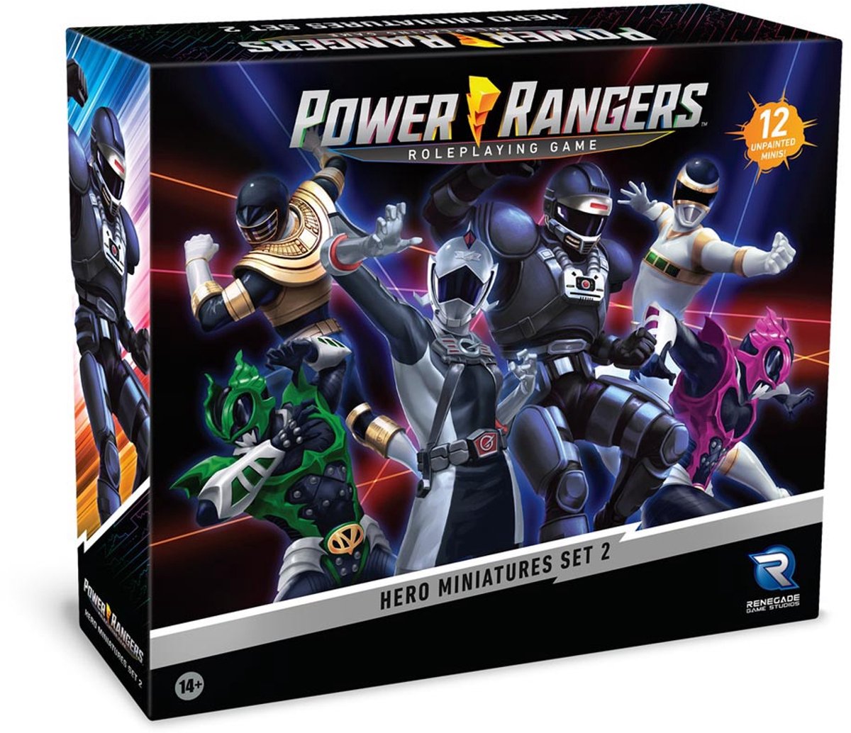 Power Rangers: RPG Hero Miniatures Set 2 - RPG - Miniaturen - Renegade Game Studios