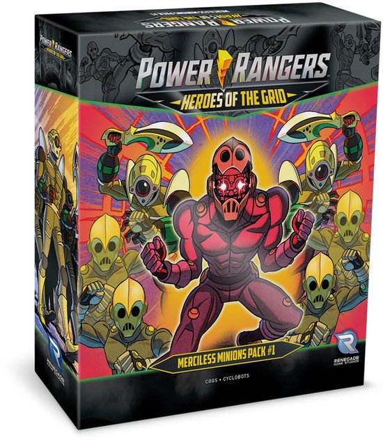 Power Rangers: Heroes of the Grid - Merciless Minions Pack #1 - Jeu de société - Extension - En anglais - Renegade Game Studios