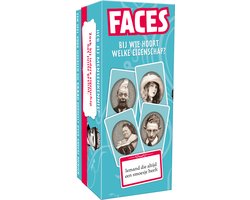 Tactic Faces - Partyspel - Hilarisch Mensenkennis Spel - Kies Wie het Beste Past bij de Omschrijving - Oordelen, Stemmen en Lachen - Gezelschapsspel voor Familie en Vrienden - 3 tot 8 Spelers - Vanaf 12 Jaar
