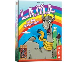 999 Games - LAMA - Vlot Kaartspel - Eenvoudige spelregels - Familiespel - Gezelschapsspel - Educatief spel - Klein cadeautje