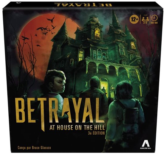 Omgoods- Bordspel Coöperatief - Horror/Bordspel - Betrayal at House on the Hill - Nieuwe Personages - 3de Enthousiast Editie - Samenwerken en Overleven - Strategiespel