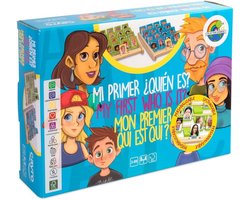 SnelShoppen - Jeu de société pour enfants - Cayro Mi Primer Wie is het? - Découvrez qui c'est - Jeu pour 2 joueurs - Âge 3-99 ans - Éducatif et amusant