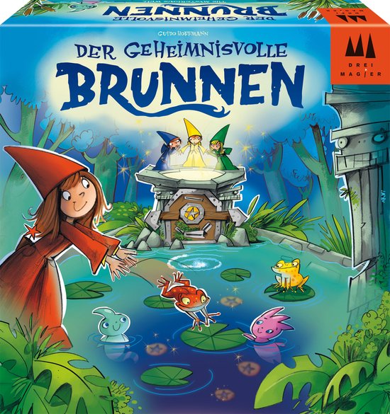 Drei Magier® - Drie Magiers Spellen - Der geheimnisvolle Brunnen (De Geheimzinnige Bron) - Observatie- en geheugenspel met 3D-speelmechanisme - jaar - 2-4 spelers