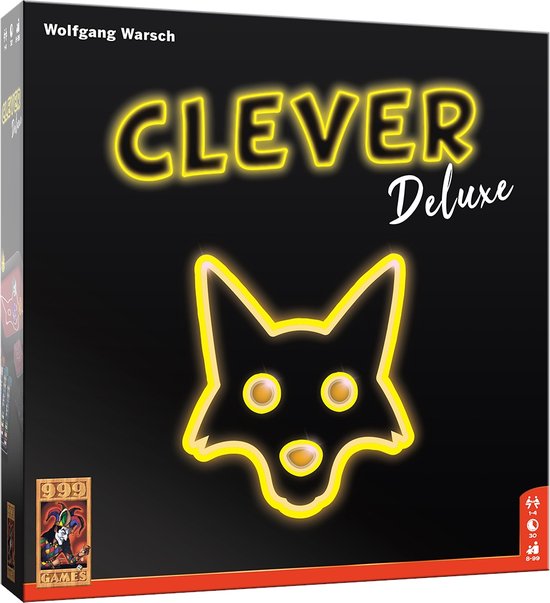 999 Games - Clever: Deluxe - Jeu de dés - Avec piste de dés de luxe, plateaux effaçables et encore plus d'extras
