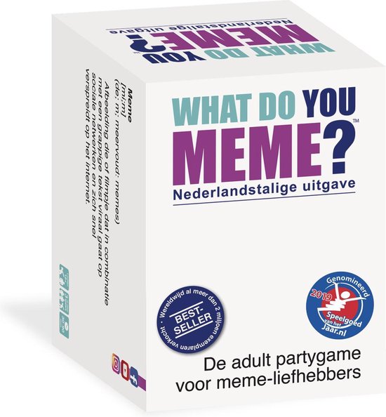 What Do You Meme? - Édition néerlandaise - Jeu d'ambiance / jeu de cartes 18+