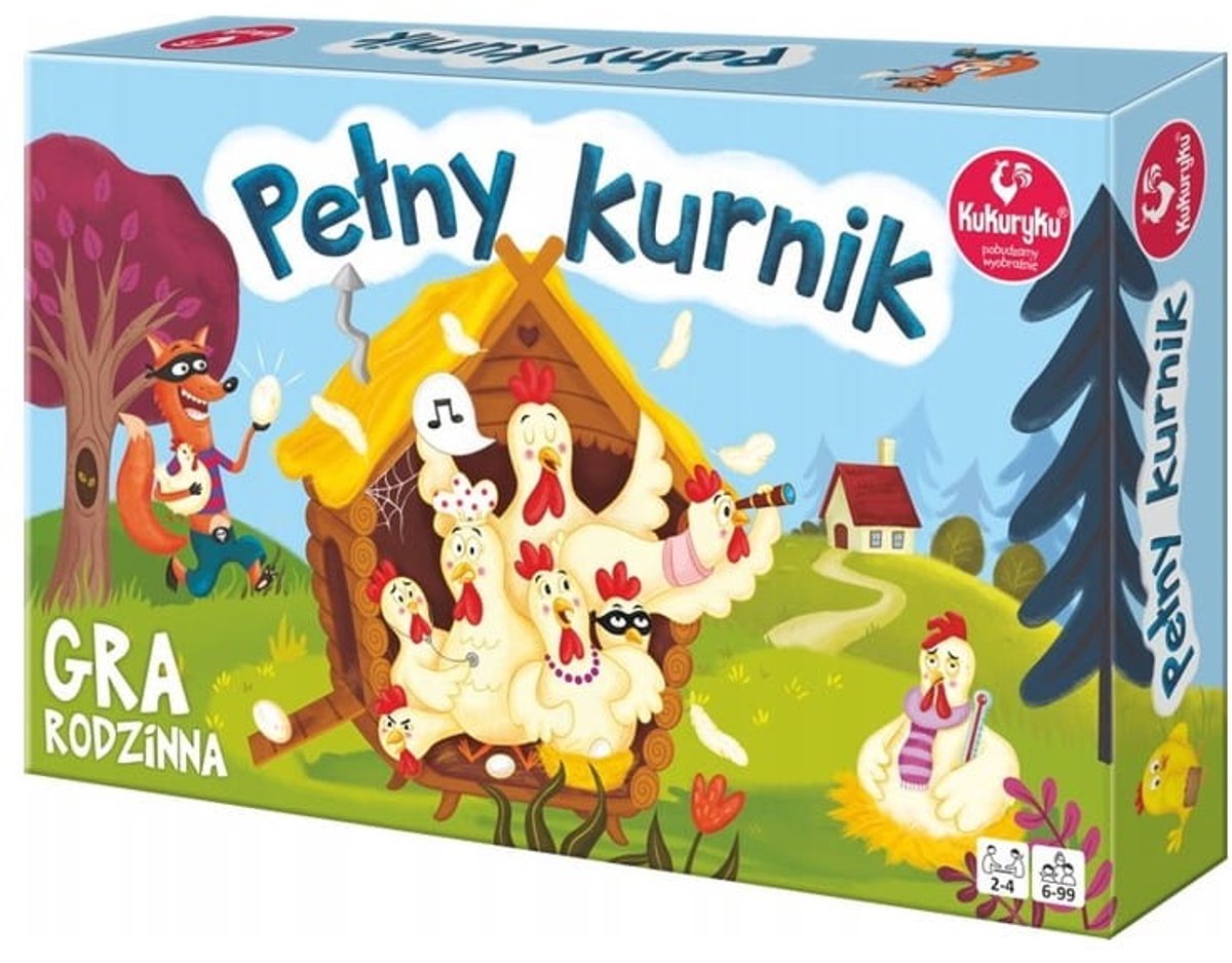 Kukuryku - Jeu de société familial - Pełny Kurnik - Récoltez les œufs