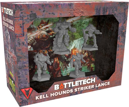 BattleTech: Kell Hounds Striker Lance - Miniatures - Catalyst Game Labs