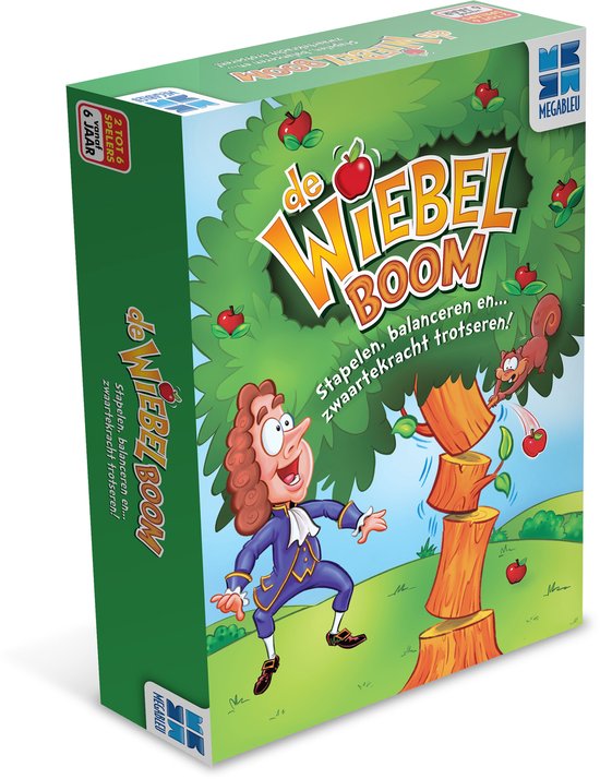 Megableu De Wiebelboom - Uitdagend Kinderspel - Newton Actiespel -6 Spelers - Jaar - Behendigheid & Plezier