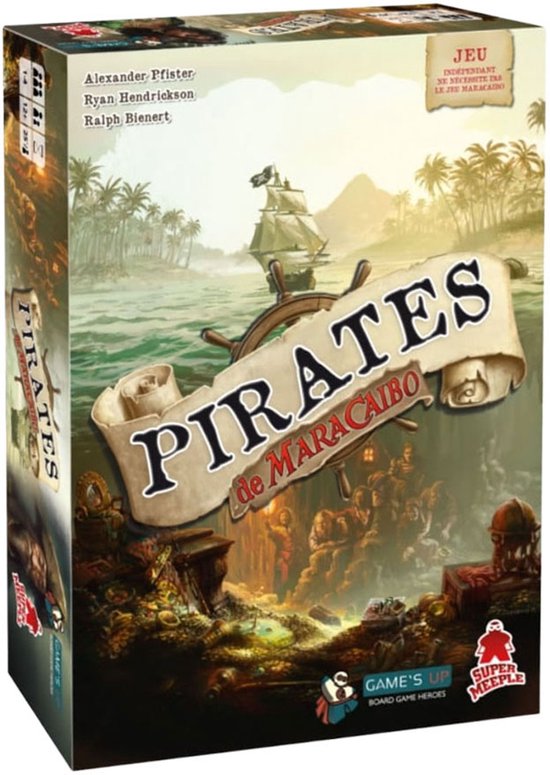 Pirates of Maracaibo NL - Nederlandstalig - GERONIMO GAMES - Bordspel - jaar oud - van 1 tot 4 spelers