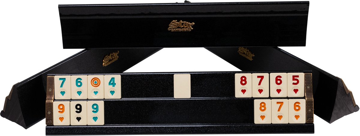 Rummy - Okey - Bois/Wood - Édition Luxe - Rummi - Jeu de société - Okey Takimi