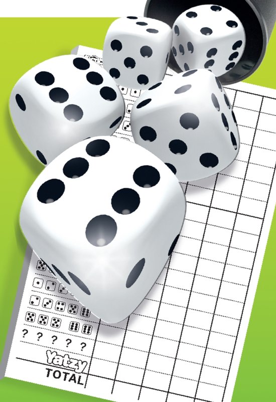 Tactic Yatzy – Dobbelspel – Klassiek Combinatiespel – Strategisch en Spannend – Familiespel – 2+ Spelers – Jaar