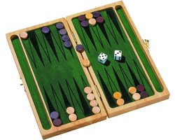 GOKI Spel - Backgammon - 25X24X4Cm - Hout - 6 Jaar