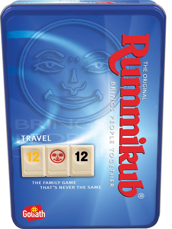 Goliath Rummikub Travel Tin - Jeu de voyage - Jeu de société