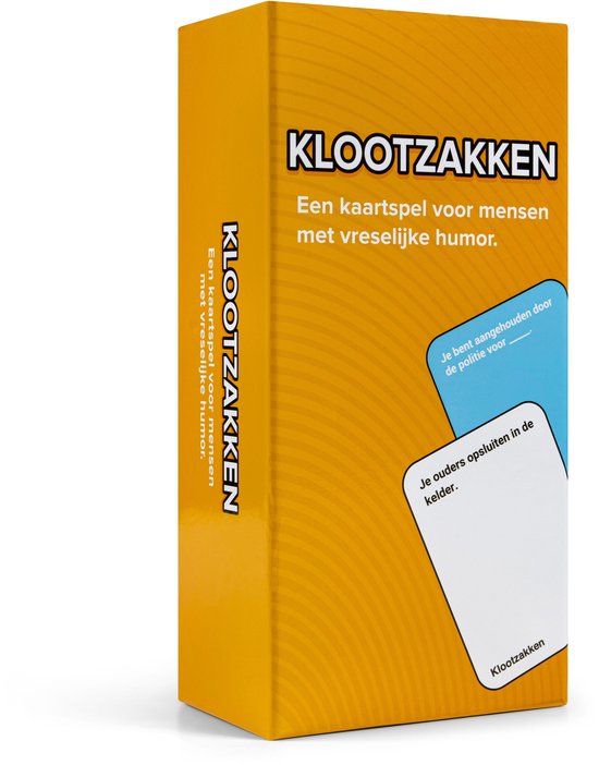 Klootzakken - Belgisch Kaartspel - Partyspel - Familiespel - Gezelschapsspel