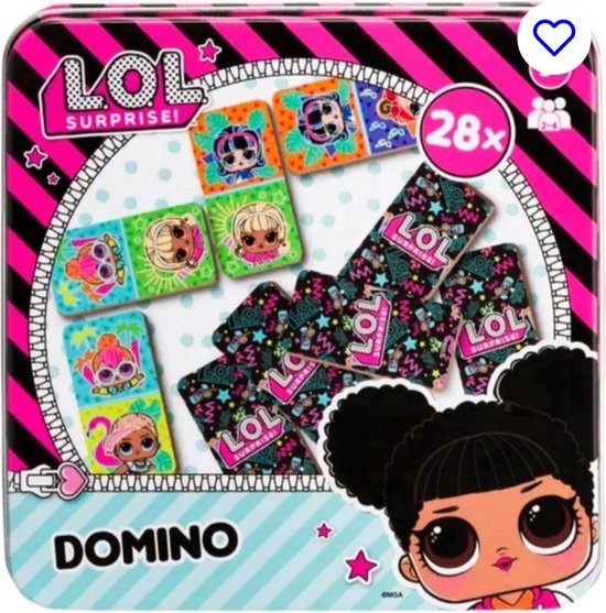 L.O.L. Surprise! Domino spel - jaar - 28 dominostenen