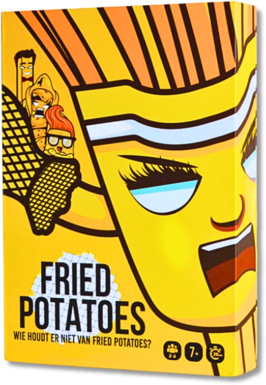 Fried Potatoes Original | Kaartspel & Slagenspel | Snel Familiespel voor Spelavond | Belgische Versie | 2–6 Spelers | ±25 Minuten