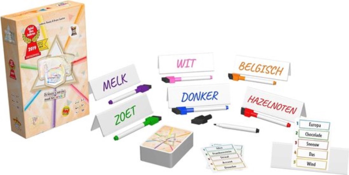Jeu de société coopératif pour la famille - Devinez des mots mystérieux